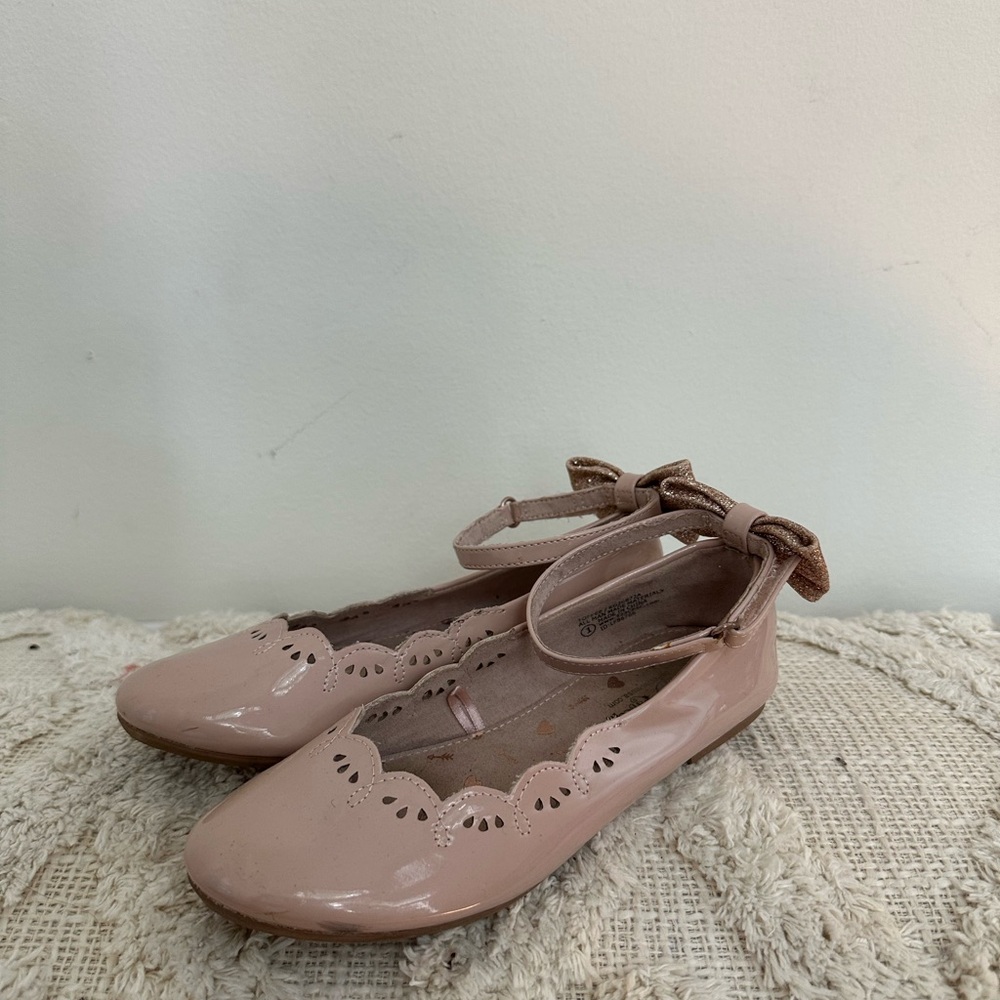 Elegant Pink Ballet Flats with ankle straps